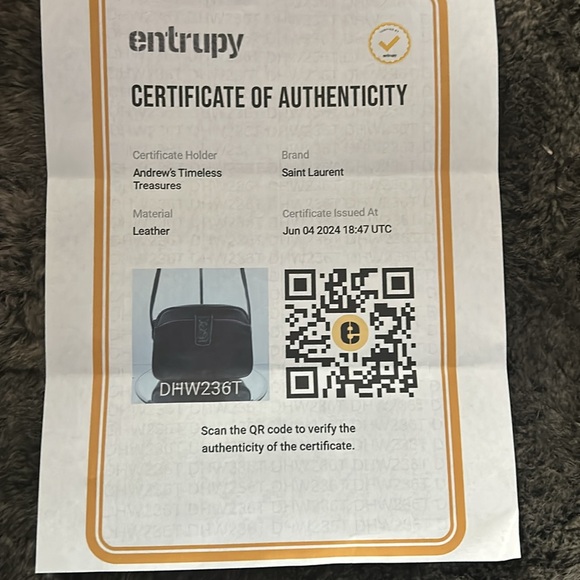 YSL LOGO LEATHER SHOULDER BAG - Picture 11 of 11